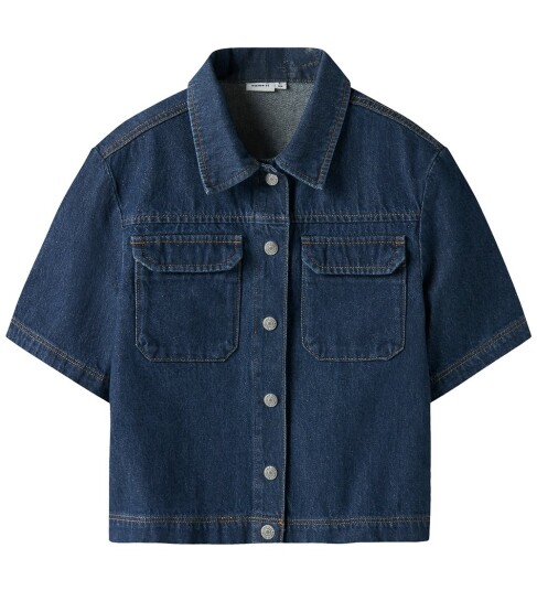 Name It Nkflea Oversize 2/4 Dnm Shirt 2105 Rm B Blue 128 Name It Nkflea Oversize 2/4 Dnm Shirt 2105 Rm B Blue 128