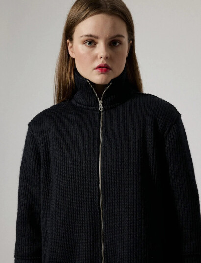 Brixtol Textiles Seven Women Wool - Navy - M Brixtol Textiles Seven Women Wool - Navy - M