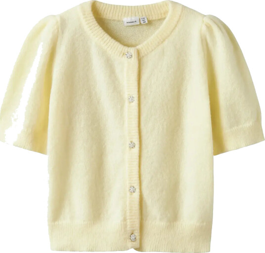 Name It Nkfnabeth 2/4 Sl Knit Card Yellow 116