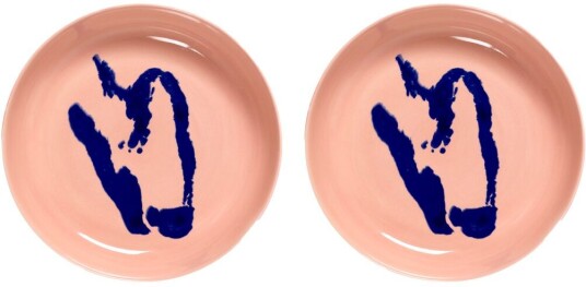 Serax Ottolenghi Feast dyp tallerken Ø22 cm 2 pakning Pink pepper blue