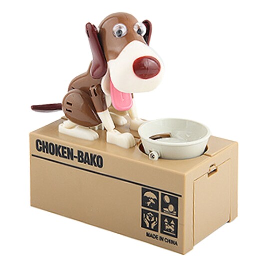 Catsson Int Group LTD Sparebøsse Hund - Brun/Hvit