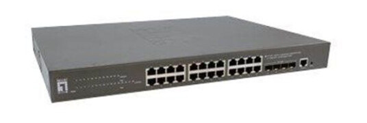 LevelOne GTP-2871 - switch - 28 ports - Managed - rack-mountable (4015867222669)