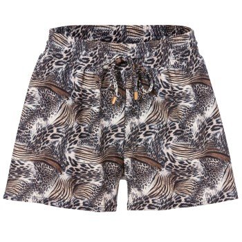 Trofe Mix Bikini Wildlife Swimwear Shorts Svart mønstret 46 Dame Trofe Mix Bikini Wildlife Swimwear Shorts Svart mønstret 46 Dame