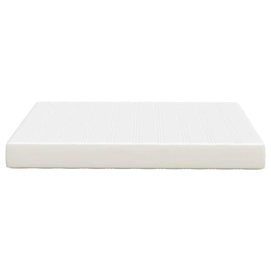 Sengemadrass med madrass Krem 140 x 190 cm stoff