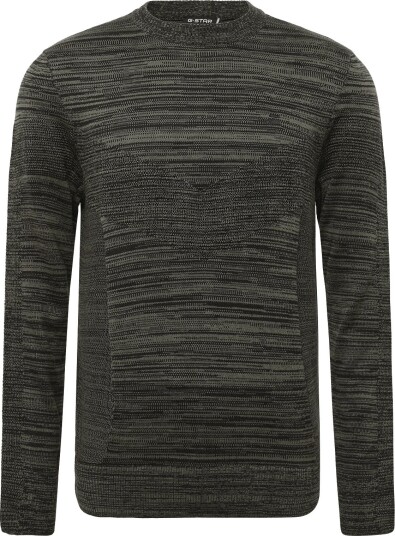 G-Star 3D Biker R Knit - DK BLACK/BLACK OLIVE - S