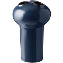 Knabstrup Keramik Trio Vase 27 cm mørkeblå Mørkeblå