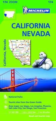 California Nevada Zoom Map 174 Map