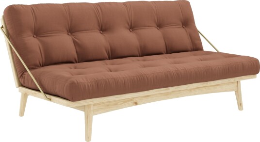 Karup Design Folk Sofa Klarlakkert Furu/ 759 Leirbrun