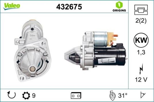 Starter VALEO 432675 Starter VALEO 432675