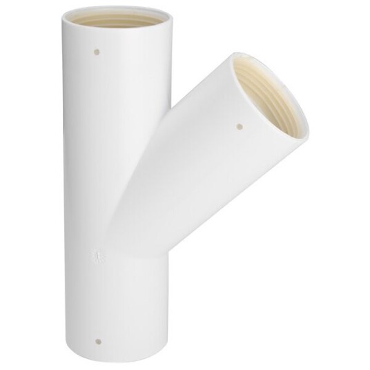 Gelia Grenrør 40x45gr Hvit Pp Med Gummitetning