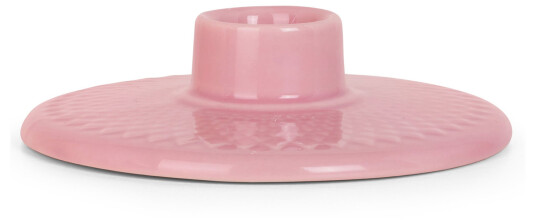 Lyngby Porcelæn Rhombe Color lysestake porselen rosa 10,5 cm Lyngby Porcelæn Rhombe Color lysestake porselen rosa 10,5 cm