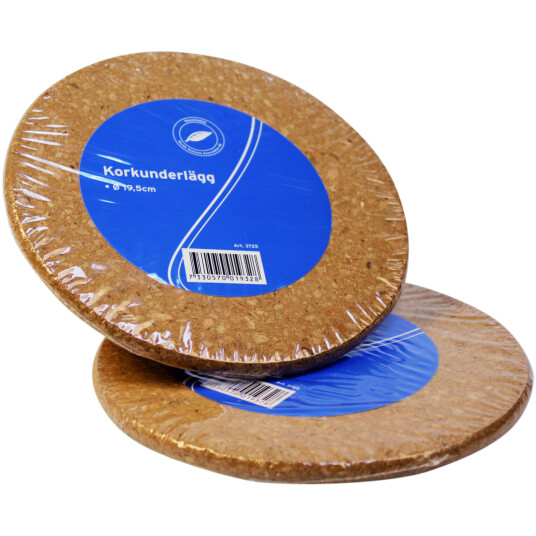 KJELEUNDERLAG KORK Ø19,5 CM