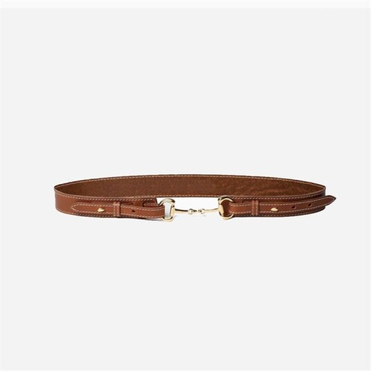 Andiata Gadia Belt - Cognac - Golden Details Brun M Andiata Gadia Belt - Cognac - Golden Details Brun M