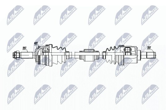 Nty Drivaksel NTY NPW HY 605