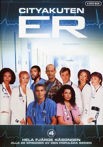E.R.  Sesong 4 DVD