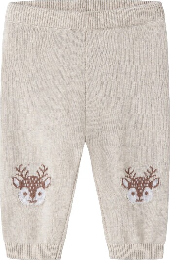 Name it baby - Bukser Nbnralko Knit Pant - Beige