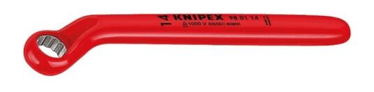 Knipex 98 01 10, Kromvanadiumstål, Rød, 10 Mm, 160 Mm, 75 G, 1 Stykker