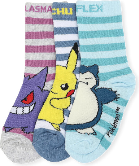 Pókemon Socks Blue 23/26