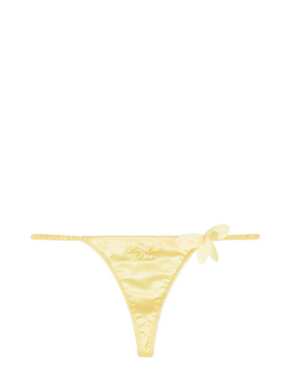 ROTATE Birger Christensen Thong With Mid Waist Yellow M ROTATE Birger Christensen Thong With Mid Waist Yellow M