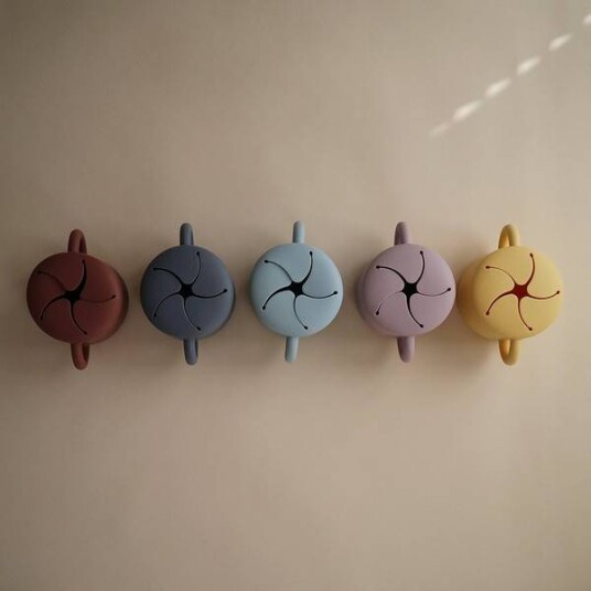 Mushie Silicone Snack Kopp