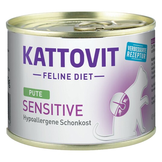 Kattovit Sensitive Monoprotein Kalkun 1 X 185 G