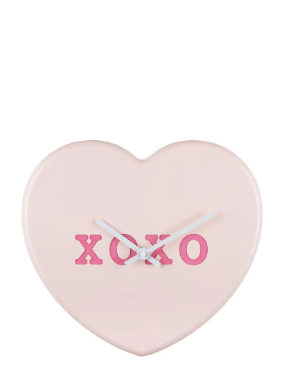 Karlsson Veggklokke Heart Candy Soft Pink Pink 27cm Karlsson Veggklokke Heart Candy Soft Pink Pink 27cm