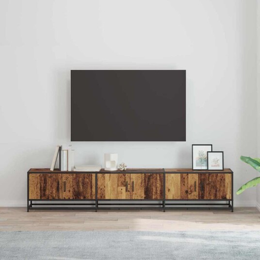  TV Enheter 2 pcs Gamle tre 210 x 35 x 41 cm Konstruert tre