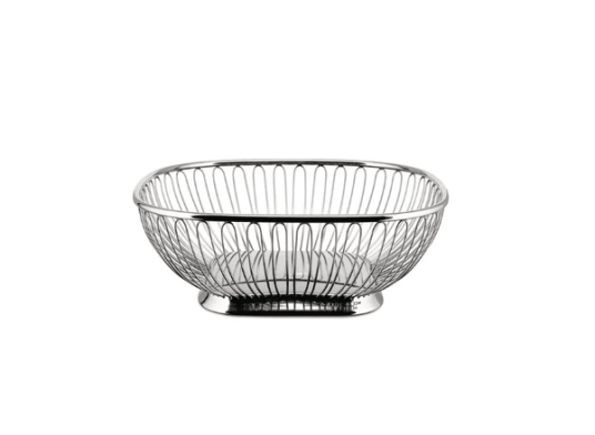 Alessi trådkurv oval 23 x 23 cm Rustfritt stål Alessi trådkurv oval 23 x 23 cm Rustfritt stål