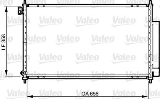 Kondensator VALEO 814159 Kondensator VALEO 814159