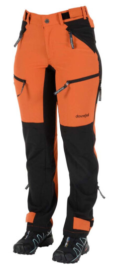 Dovrefjell Custom Fit bukse (W), sunset orange - Str. M