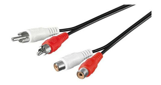 Pro 5m RCA Stereo Forlengelseskabel - Han-Hun Pro 5m RCA Stereo Forlengelseskabel - Han-Hun