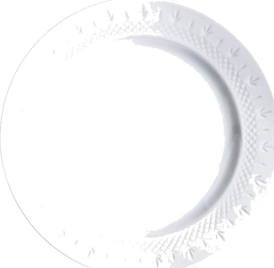 Frederik Bagger - Crispy Porcelain middagstallerken 27 cm hvit