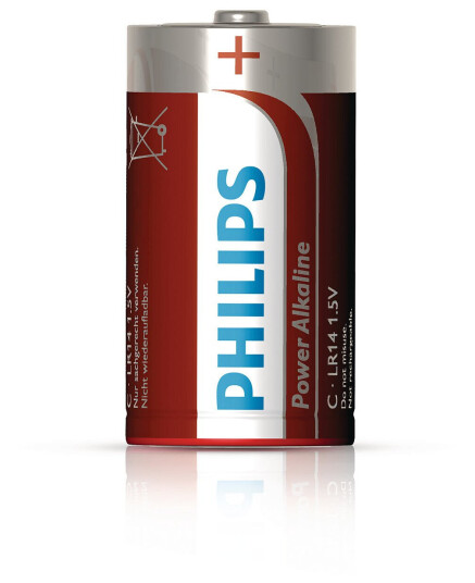 Philips Power Life C LR14 Alkalisk Engangsbatterier 2 stk.