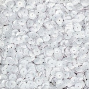 Varer Uden Brand Paljett 5Mm 10G No 1 Hvit Varer Uden Brand Paljett 5Mm 10G No 1 Hvit
