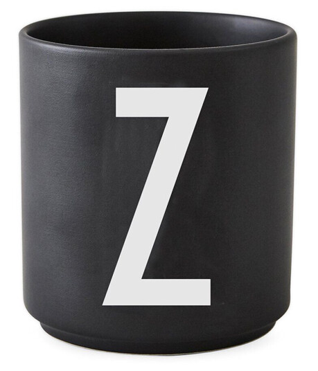 Design Letters kopp svart Z