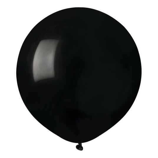 Ballongkungen AB Ballonger Svarte Runde Store - 50-pakning