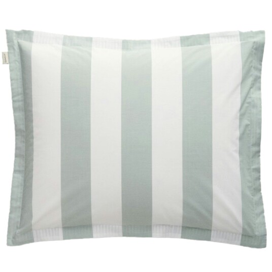 Gant Home Percale Stripe Putevar Clay Green Gant Home Percale Stripe Putevar Clay Green