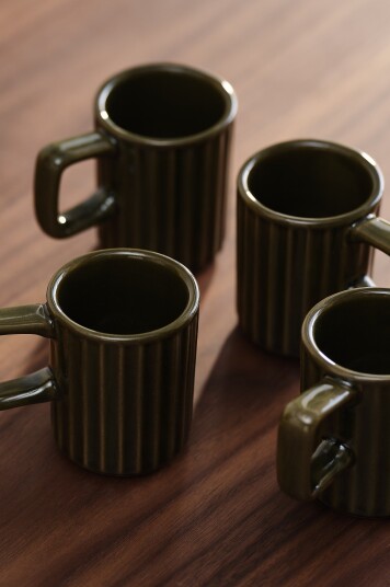 Jotex Espressokopp Med 4pakning Grønn LILLEMOR 2212945020 Jotex Espressokopp Med 4pakning Grønn LILLEMOR 2212945020