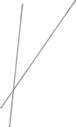 Shimano eiker 300mm lang til bakhjul modell WH-RS370-TL-R12