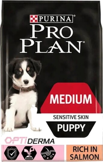 Purina Pro Plan Puppy Sensitive Skin 12 kg med Laks og Ris