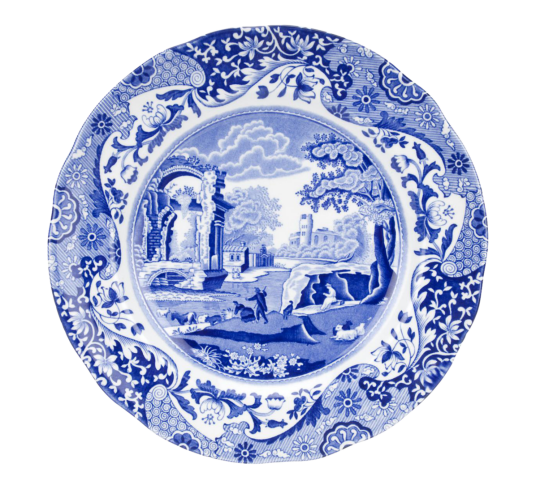 Spode Blue Italian tallerken flat 23 cm Spode Blue Italian tallerken flat 23 cm