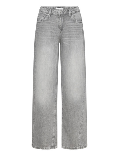 Gina Tricot Low Wide Jeans Grey 32