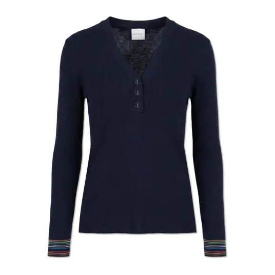 Paul Smith Dame Strikkevarer Blå XS,