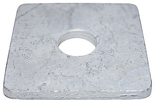 Nkt Fasteners firkantskive m10 11x40x40x4 varmforsinket 50 stk