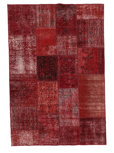 Håndknyttet. Opphav: Turkey Patchwork Turkiet 140x200