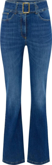 Elisabetta Franchi Dame Jeans Blå W30,
