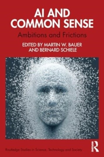 AI and Common Sense AI and Common Sense
