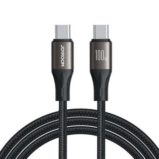 Joyroom S A25 Light Speed USB C to USB C 100W 1.2m Black Joyroom SA25 CC5 Light Speed Series 100W Fast Char
