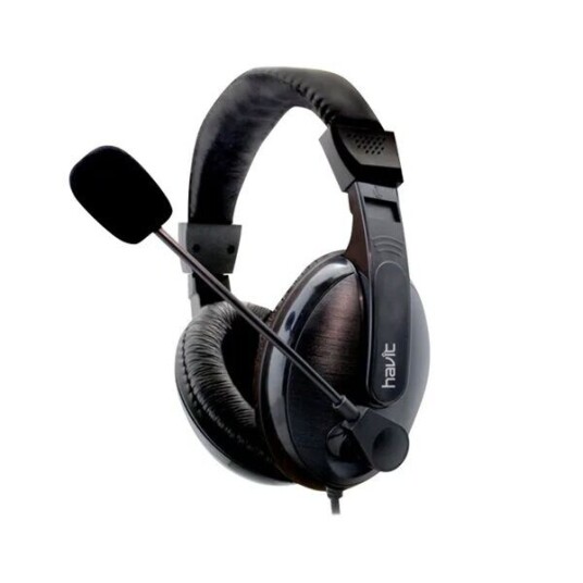 HAVIT H139d on-ear hodetelefoner med mikrofon - Brun/sort HAVIT H139d on-ear hodetelefoner med mikrofon - Brun/sort