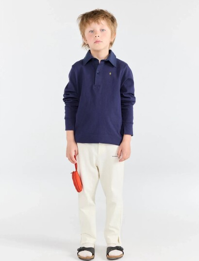 THE ANIMALS OBSERVATORY Eel Kid Polo Shirt Blue   Navy   128